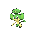 Pansage Shiny sprite from X & Y