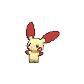 Plusle Shiny sprite from X & Y