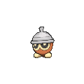 Seedot Shiny sprite from X & Y