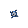 Unown Shiny sprite from X & Y