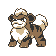 Growlithe sprite from Yellow